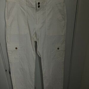 Retro LL Bean White Cargo  Pants